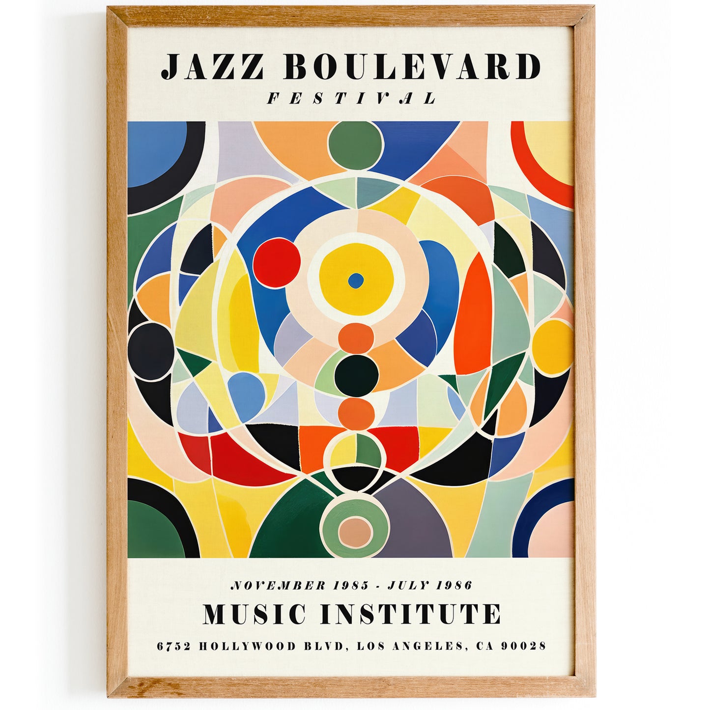 Jazz Festival Los Angeles Poster