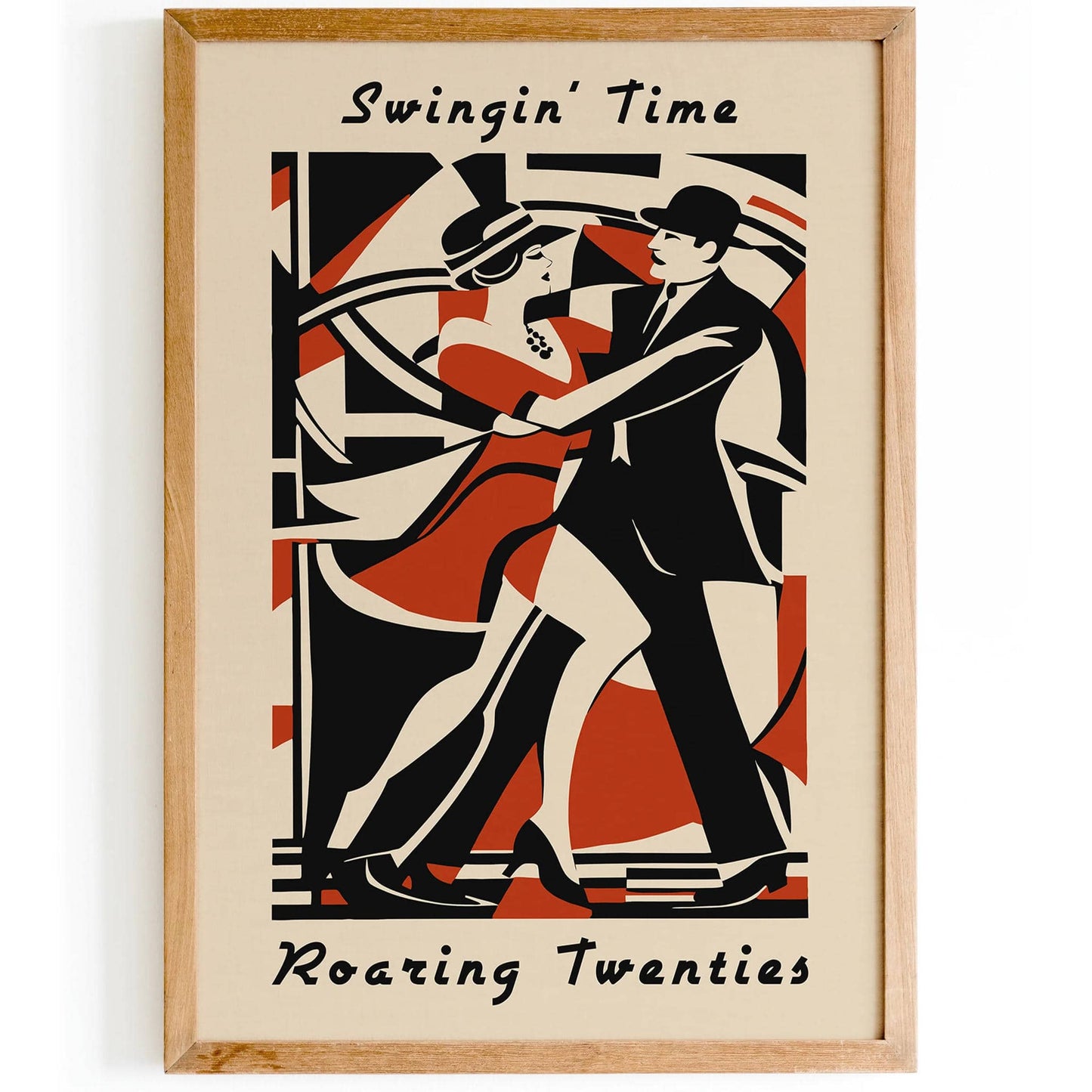 Swingin Time Roaring Twenties Gatsby Poster