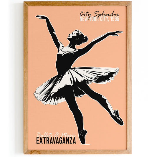 New York City Ballet Show Poster