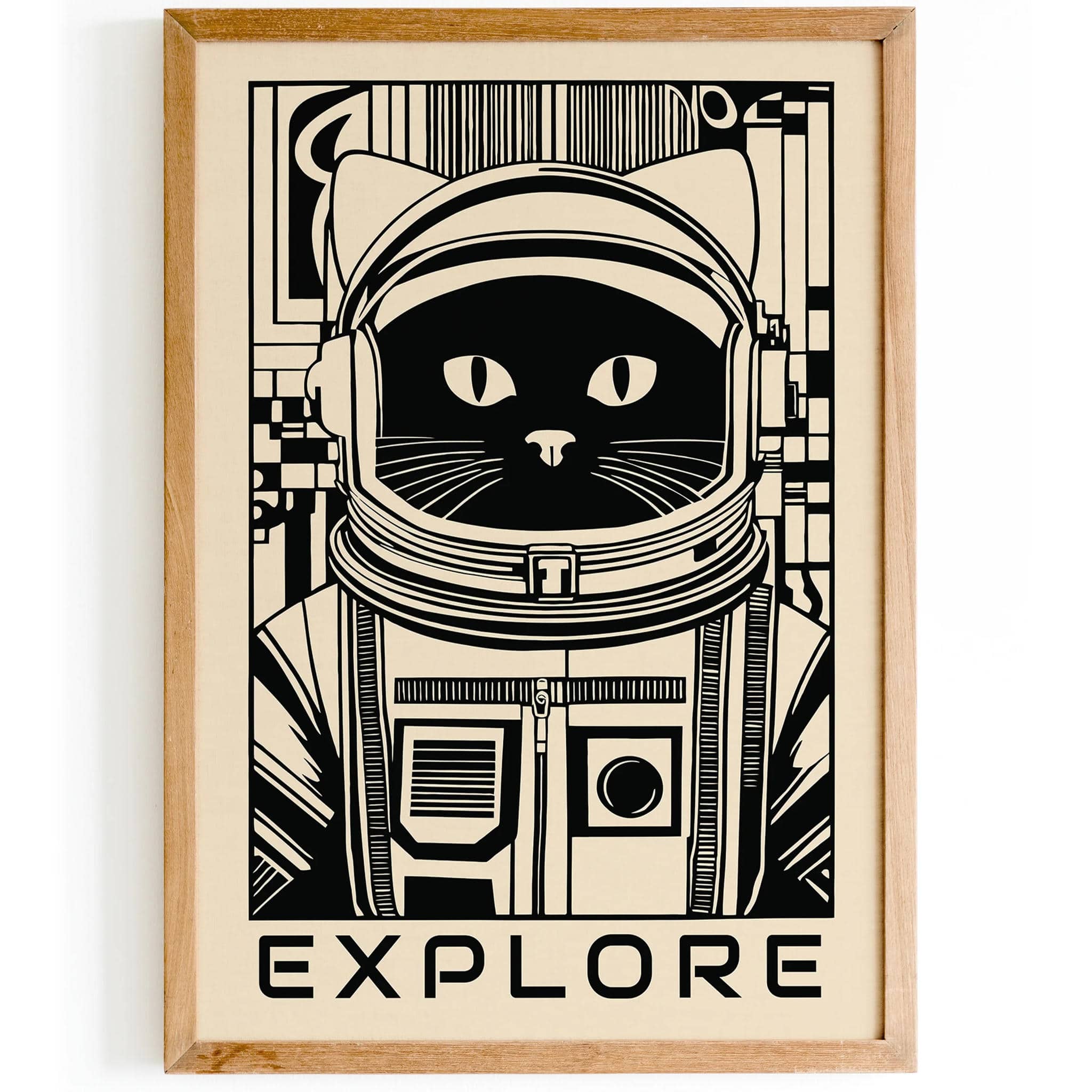 Explore Art Print - Cat Astronaut Print – HypeSheriff