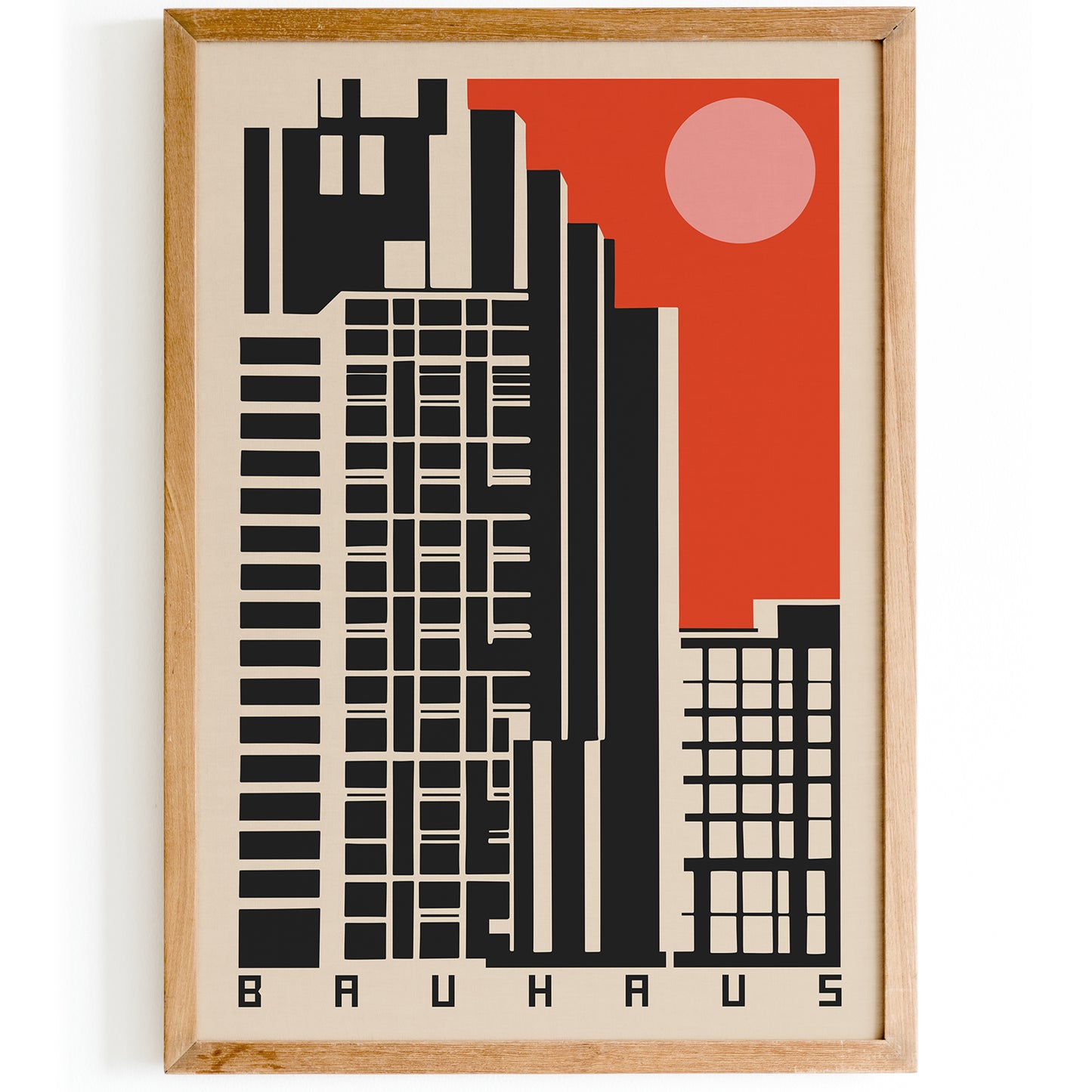 Bauhaus Architecture Modern Wall Art