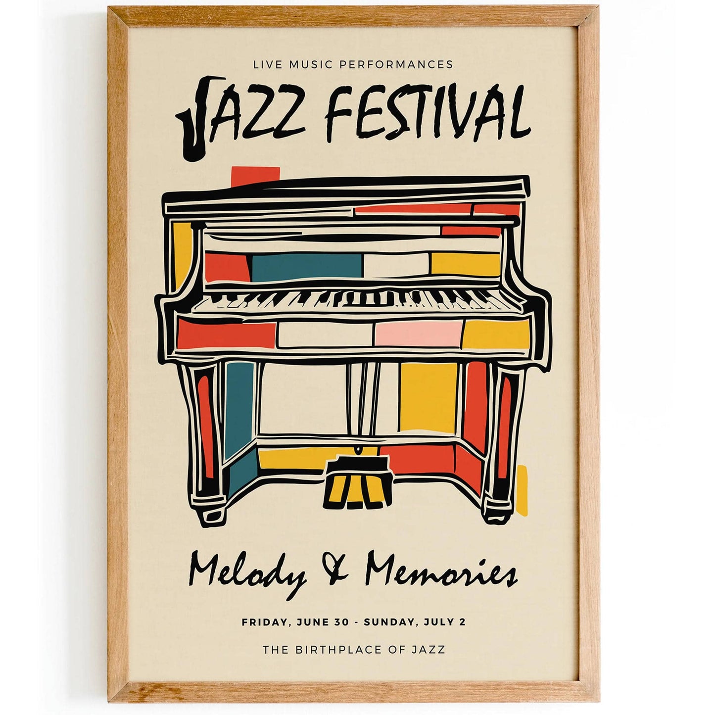 Jazz Festival New Orleans Art Print - HypeSheriff