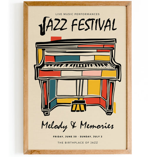 Jazz Festival New Orleans Art Print