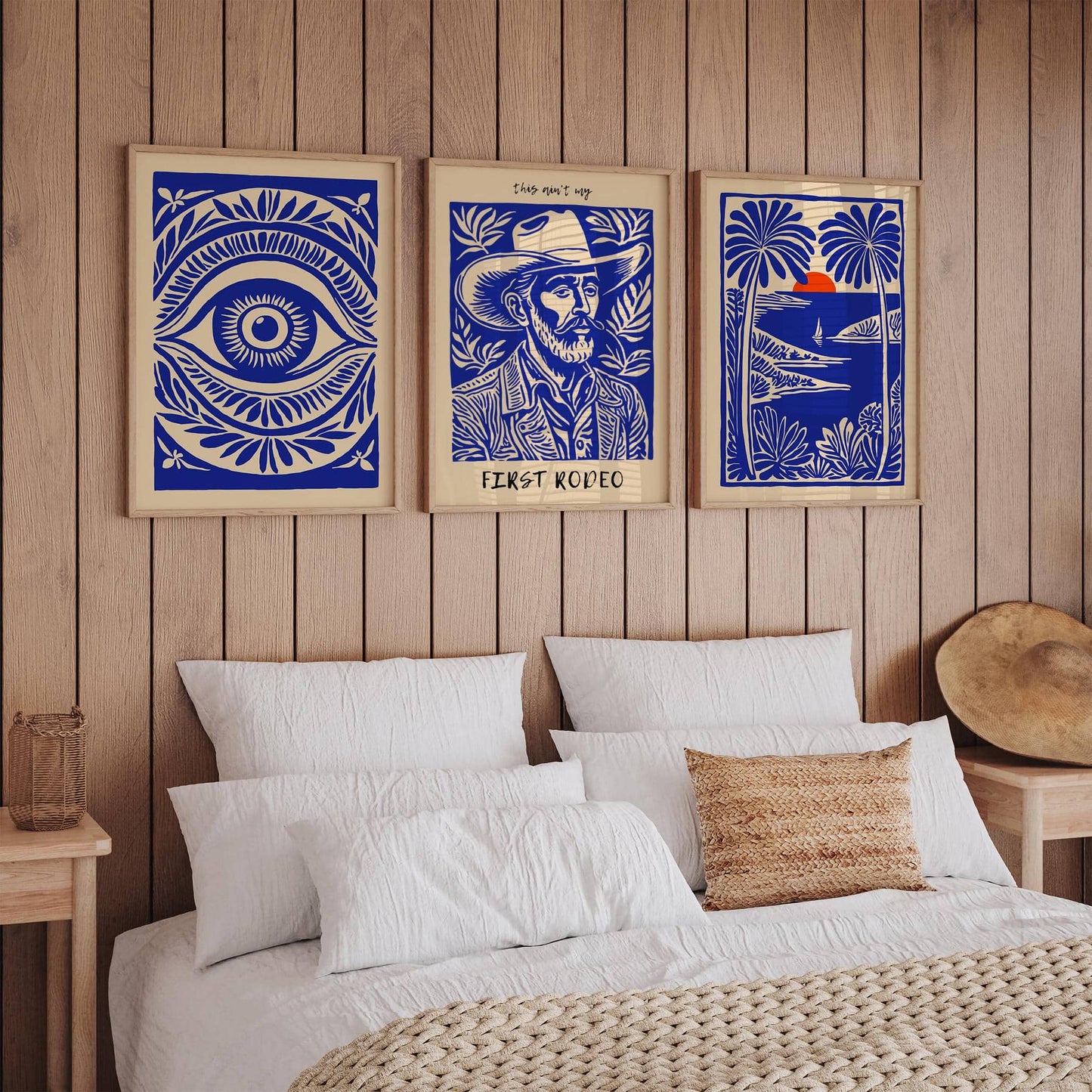 Mystical Blue Eye Poster