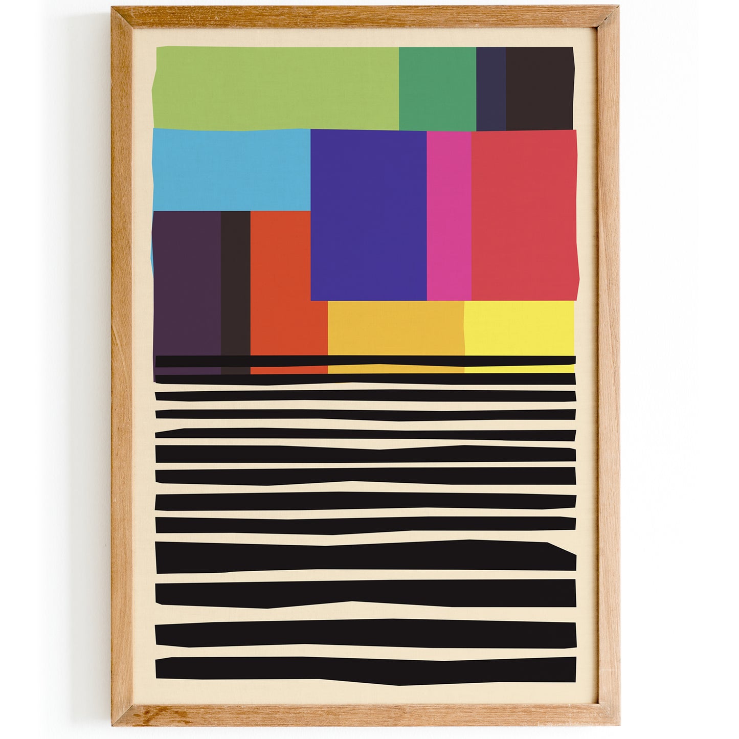 Colorblocks - Mid Century Art Print