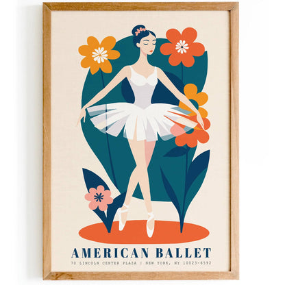 American Ballet Nursery Wall Art