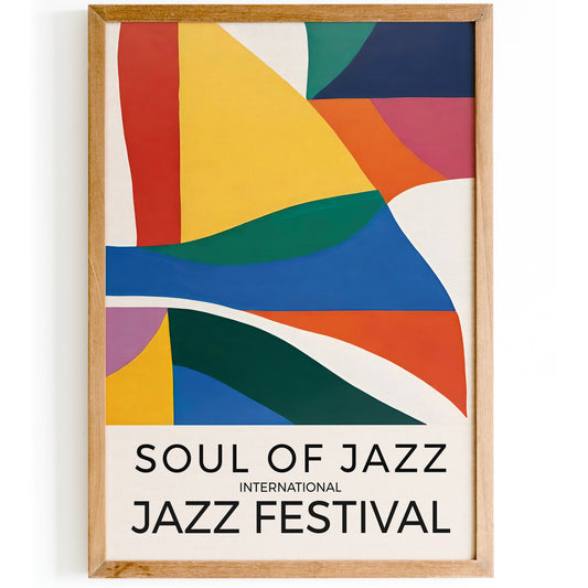 Soul of Jazz Music Poster