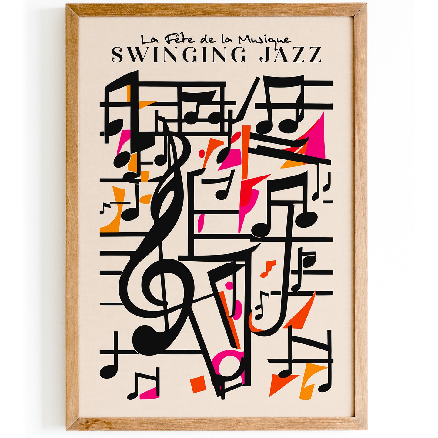 Swinging Jazz Music Art Print 2024