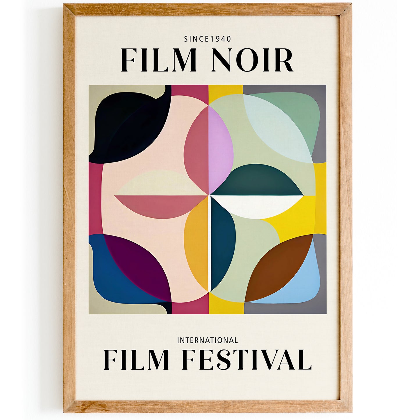 Film Noir Festival Art Print