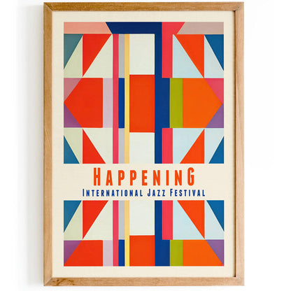 Happening International Jazz Festival Poster - HypeSheriff