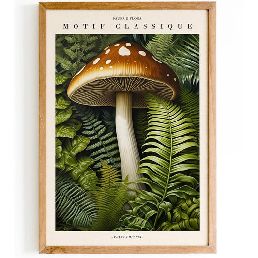 Fauna & Flora Forest Green Poster