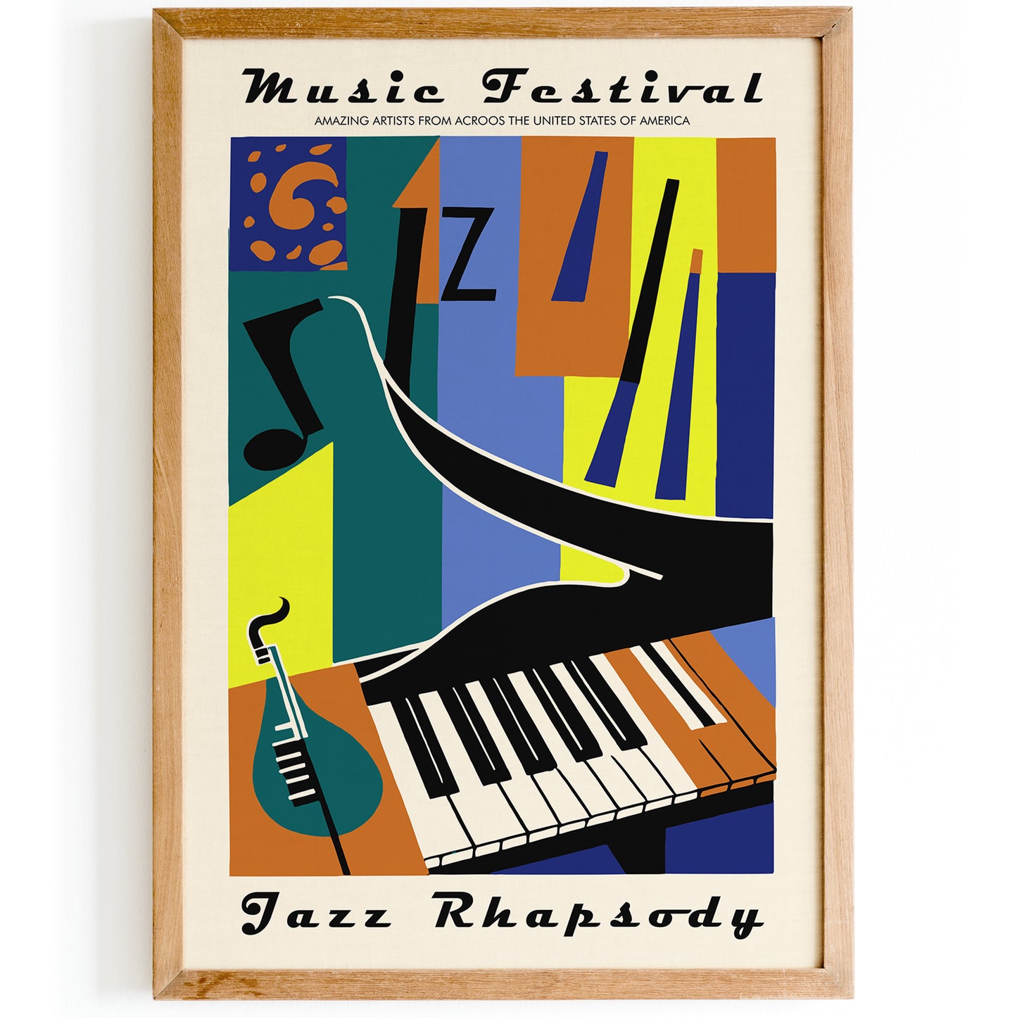 American Music Festival Art Print 2025