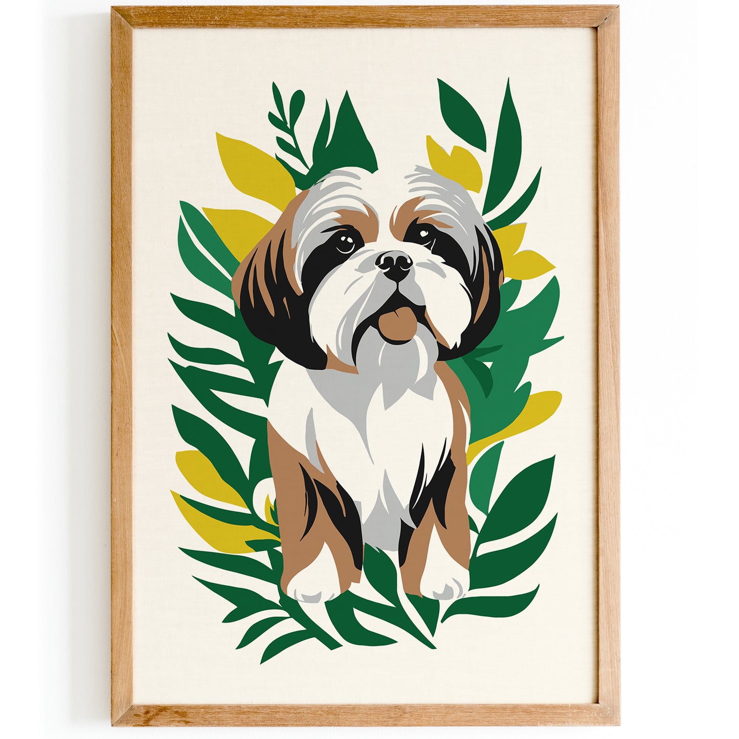 Cute Dog Nursery Art Print