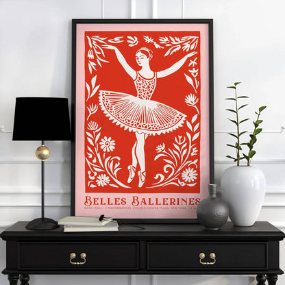 Ballet Dancer Wall Art Print