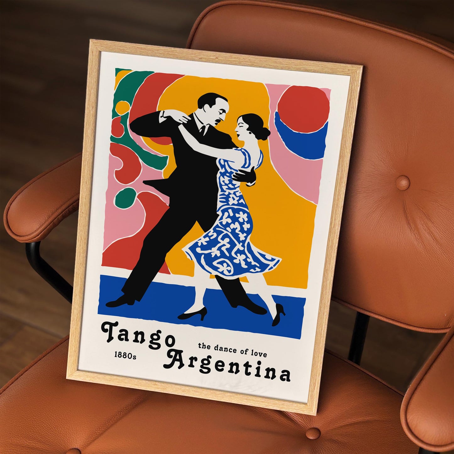 Tango Argentina Dance Wall Art Print 2026