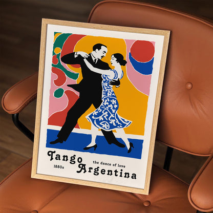 Tango Argentina Dance Wall Art Print 2026