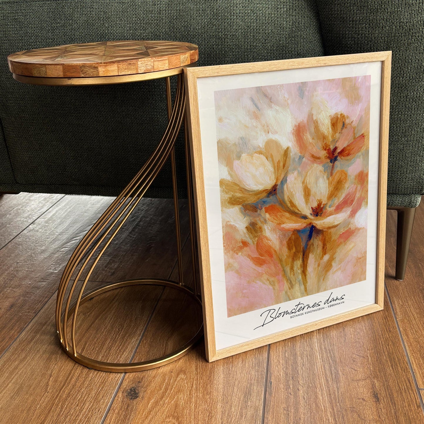 Scandinavian Floral Painting Reproduction Wall Art