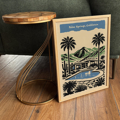 Palm Springs California Travel Poster