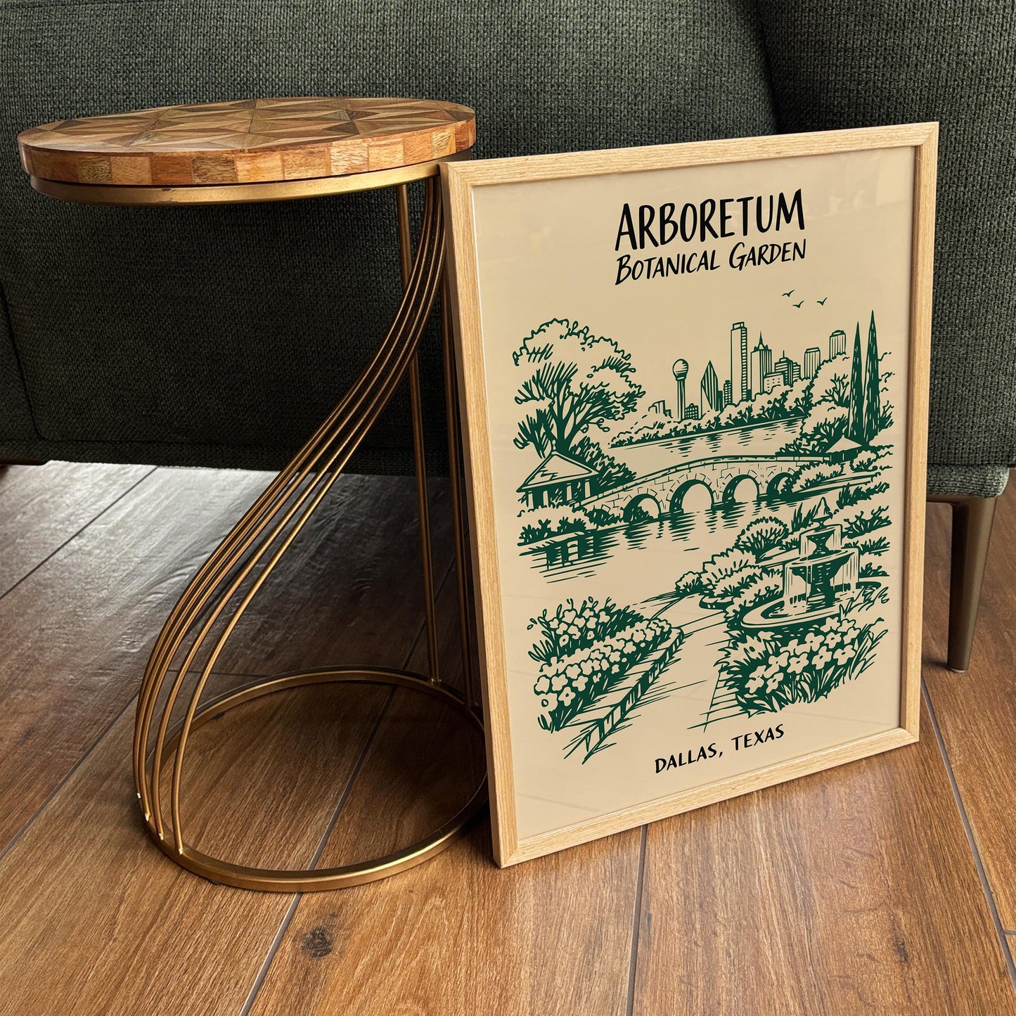 Dallas Arboretum Botanical Garden Poster