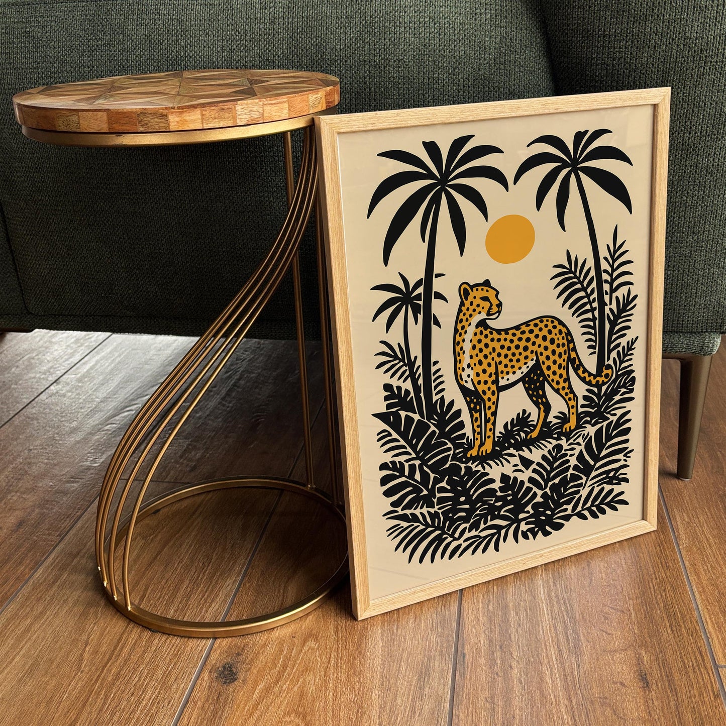 Cheetah in the Jungle Poster