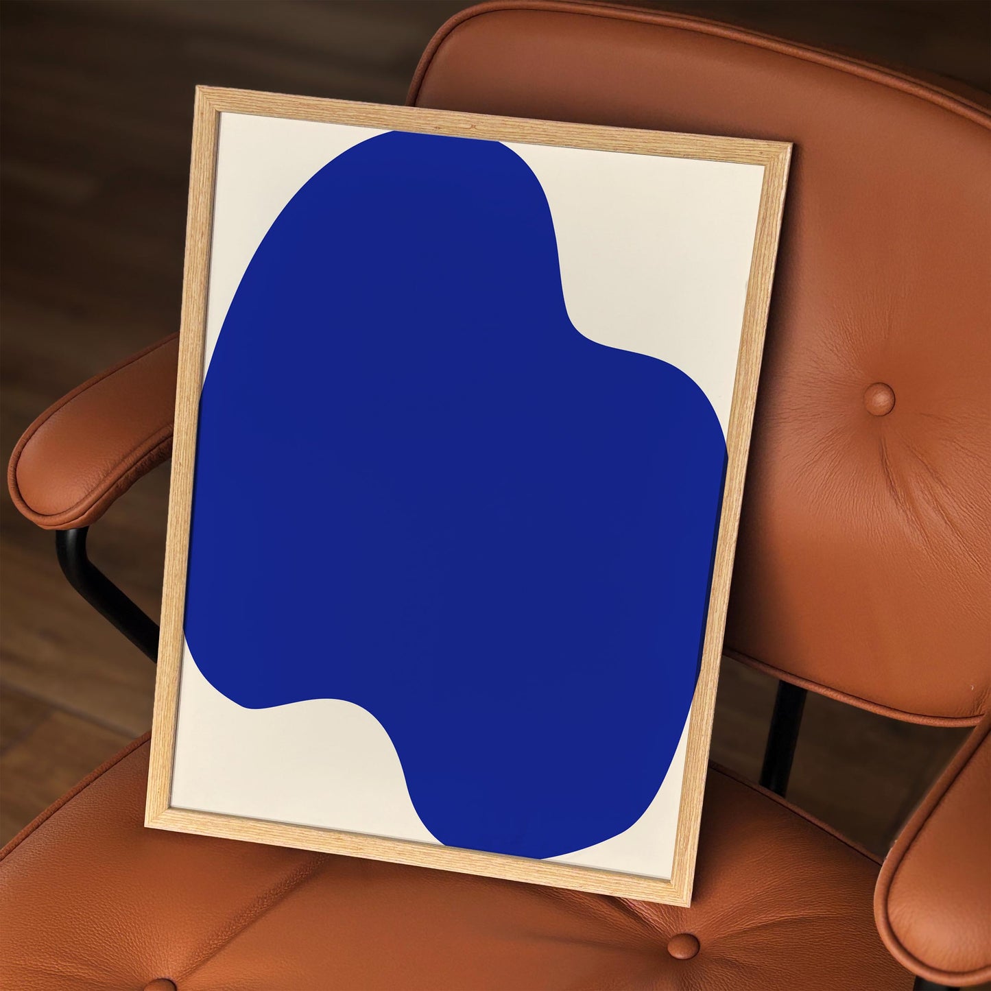 Blue Abstract Poster – Modern Wall Art