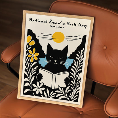 National Read a Book Day Poster