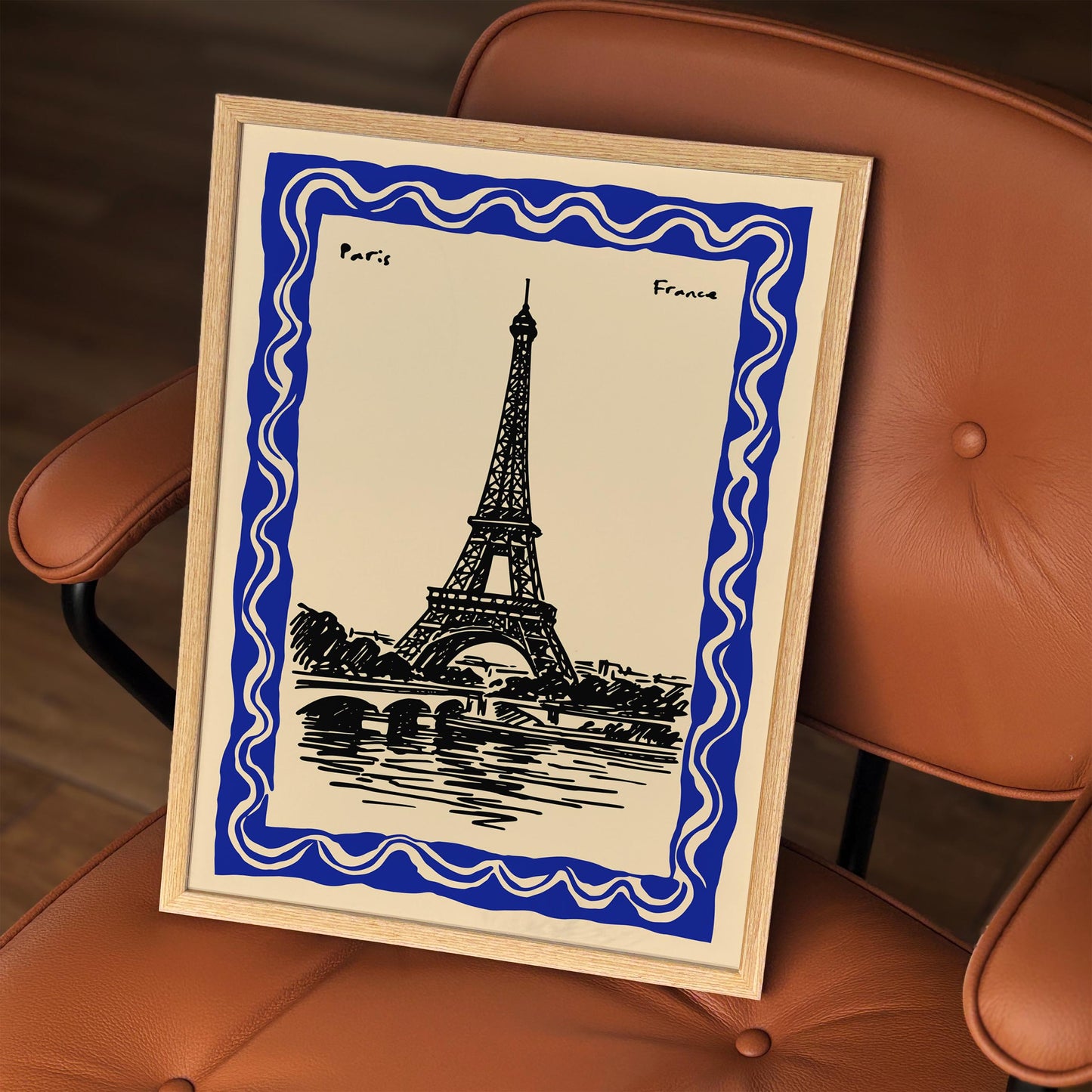 Paris France Poster - Eiffel Tower Wall Art 2026