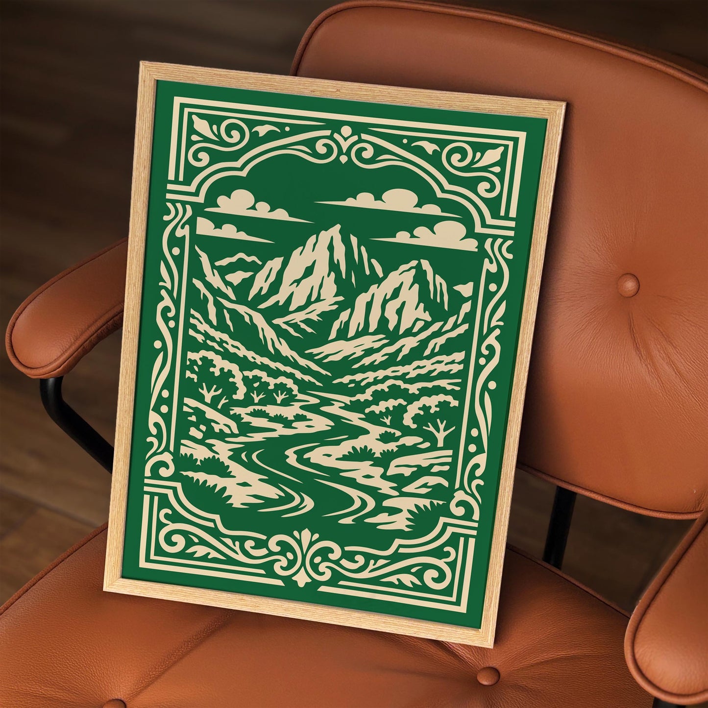 Green Zion National Park Poster