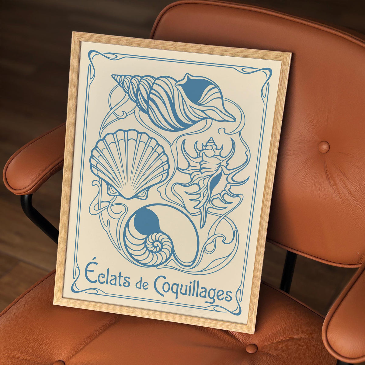 Vintage Seashells Poster