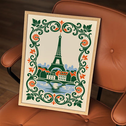 Paris France Poster – Cityscape Wall Art