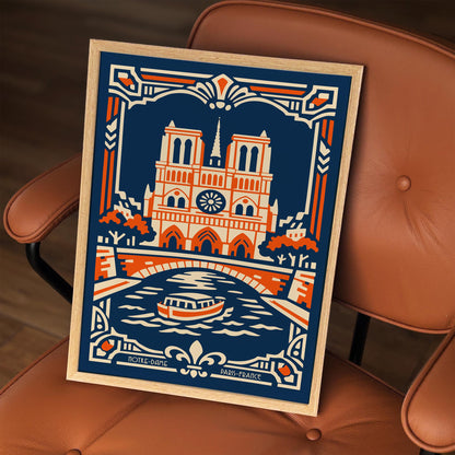 Cathédrale Notre-Dame de Paris Poster