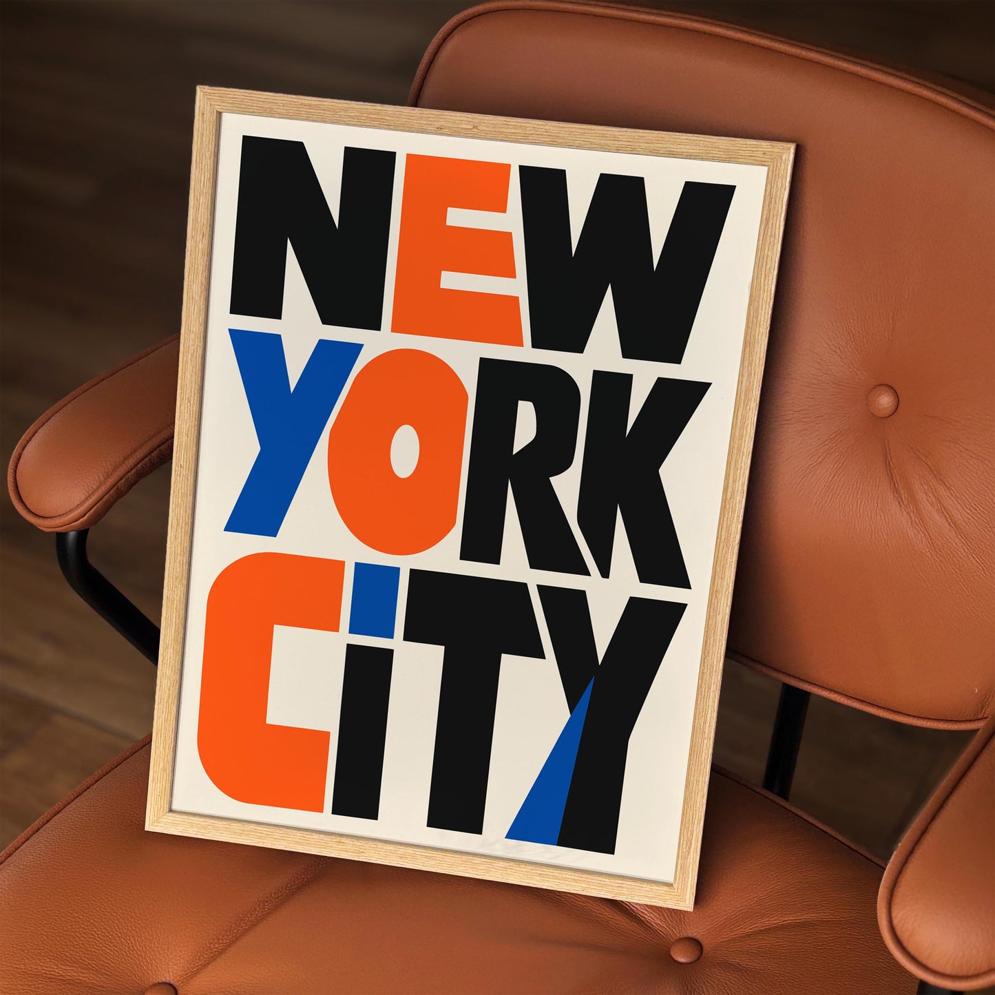 New York City Typography Poster – NYC Wall Art