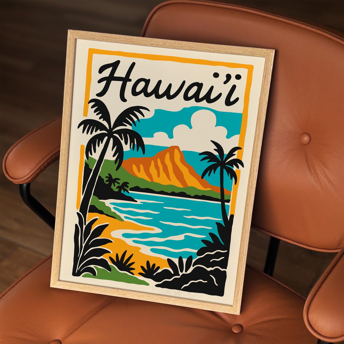 Hawaii Landscape Poster - Tropical Home Decor