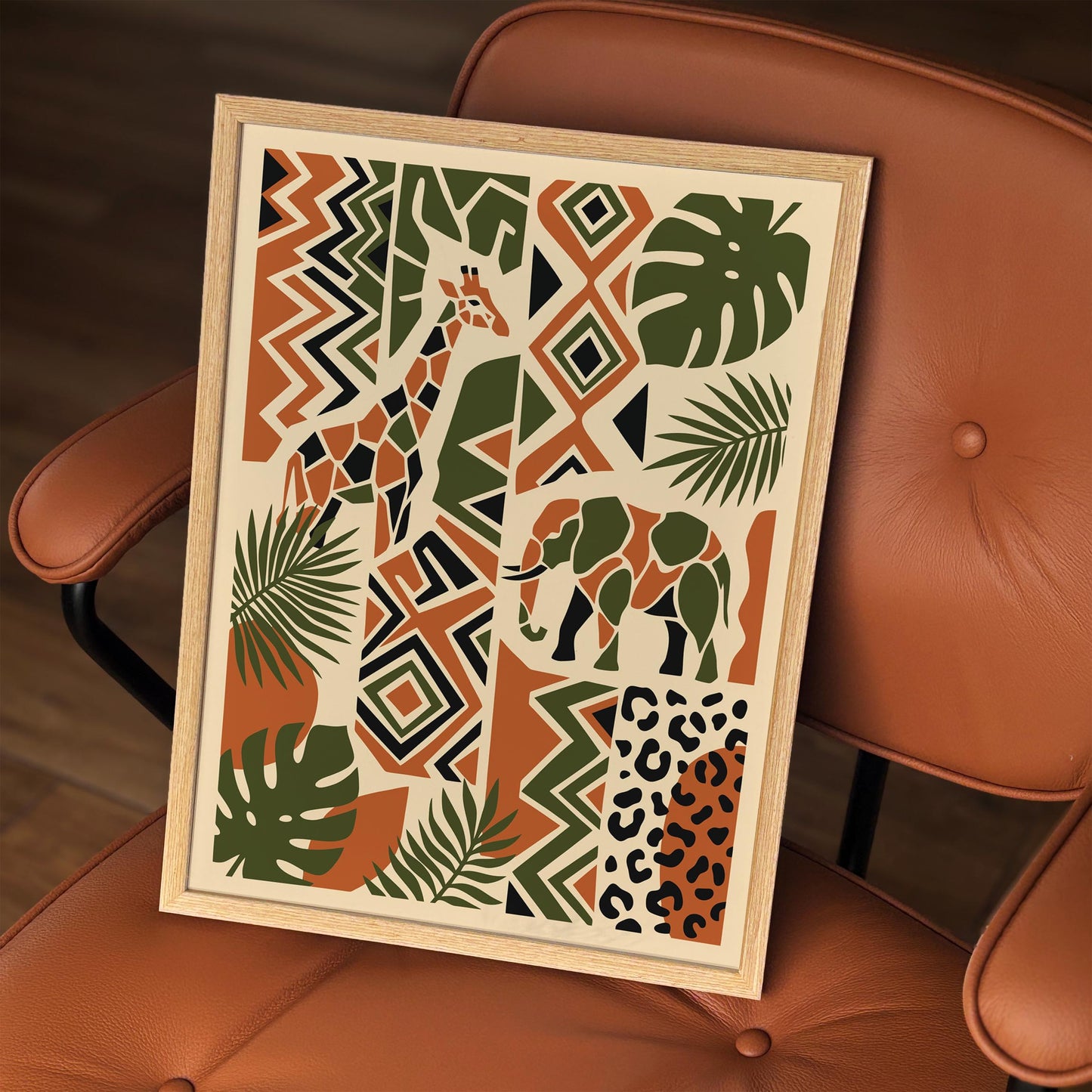 Bohemian Safari Nature Poster