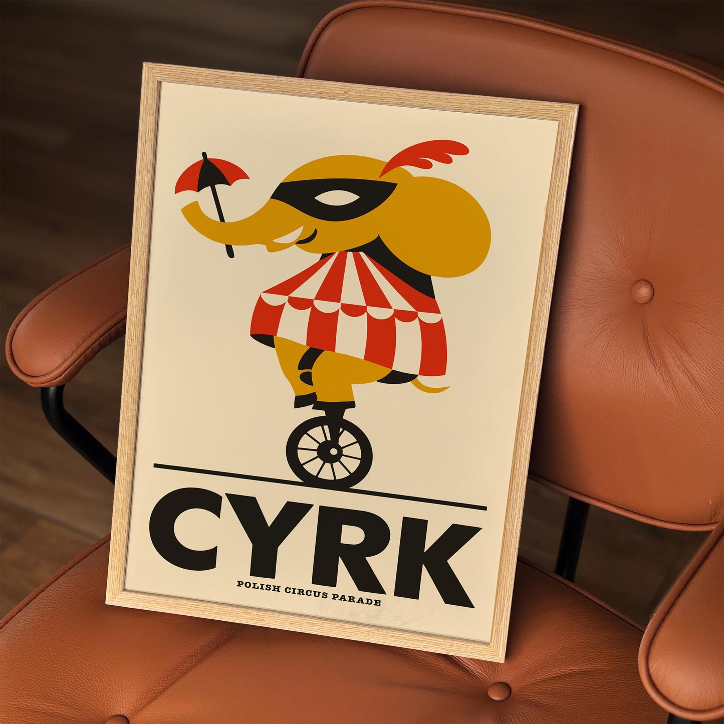 Vintage Polish Circus Poster – CYRK Parade Wall Art Print