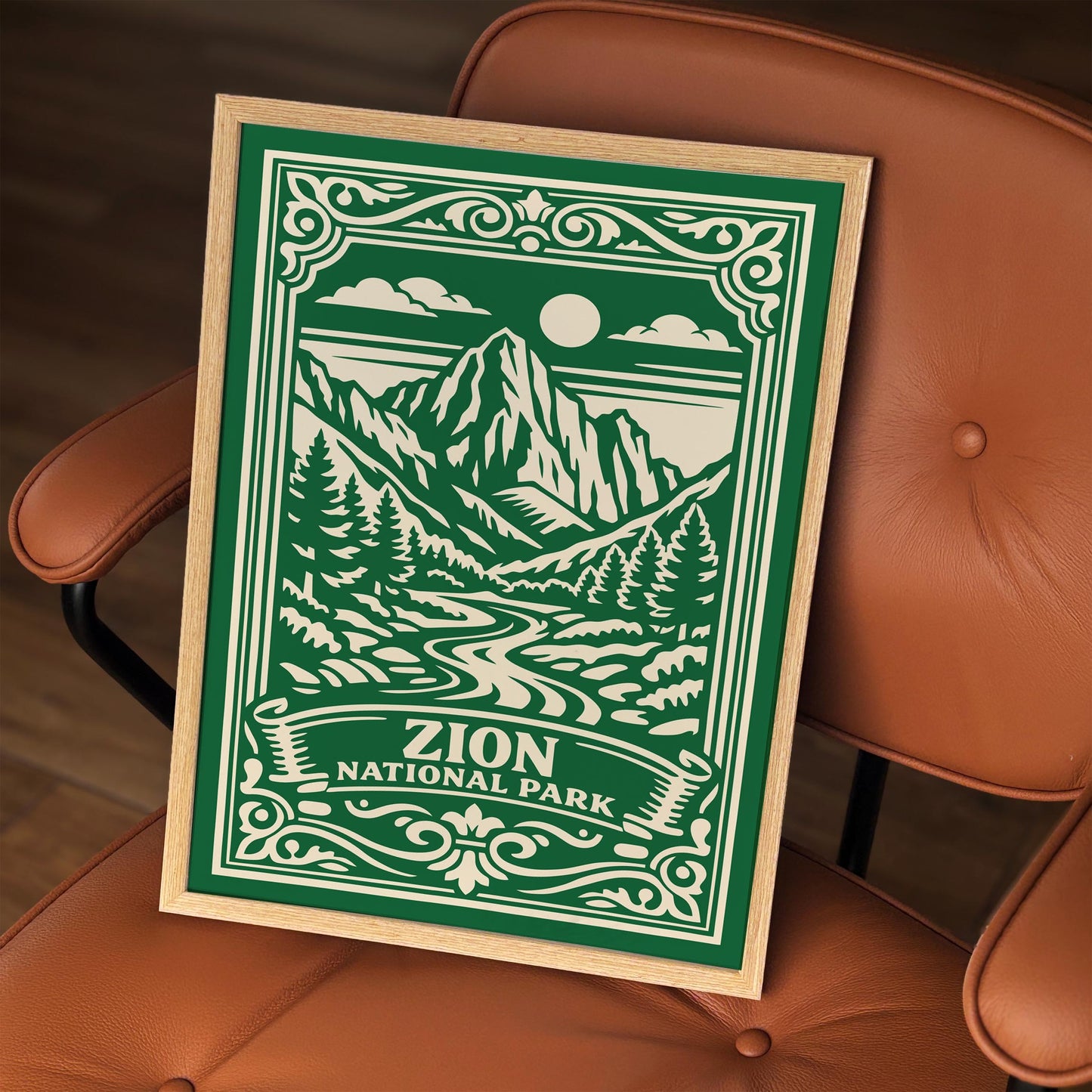 Zion National Park Poster