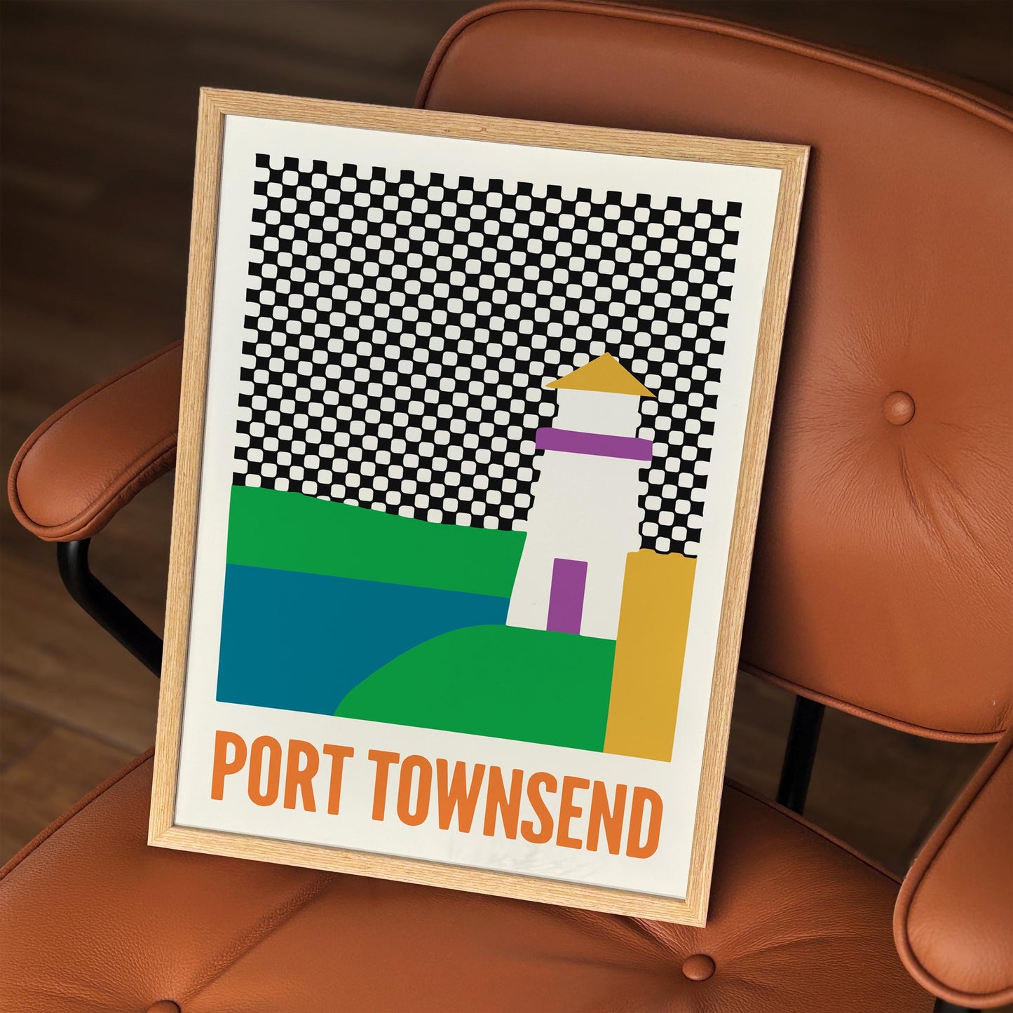 Port Townsend Poster - Mid Century Modern Wall Art