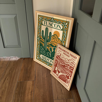 Tuscon Arizona Travel Poster 2026