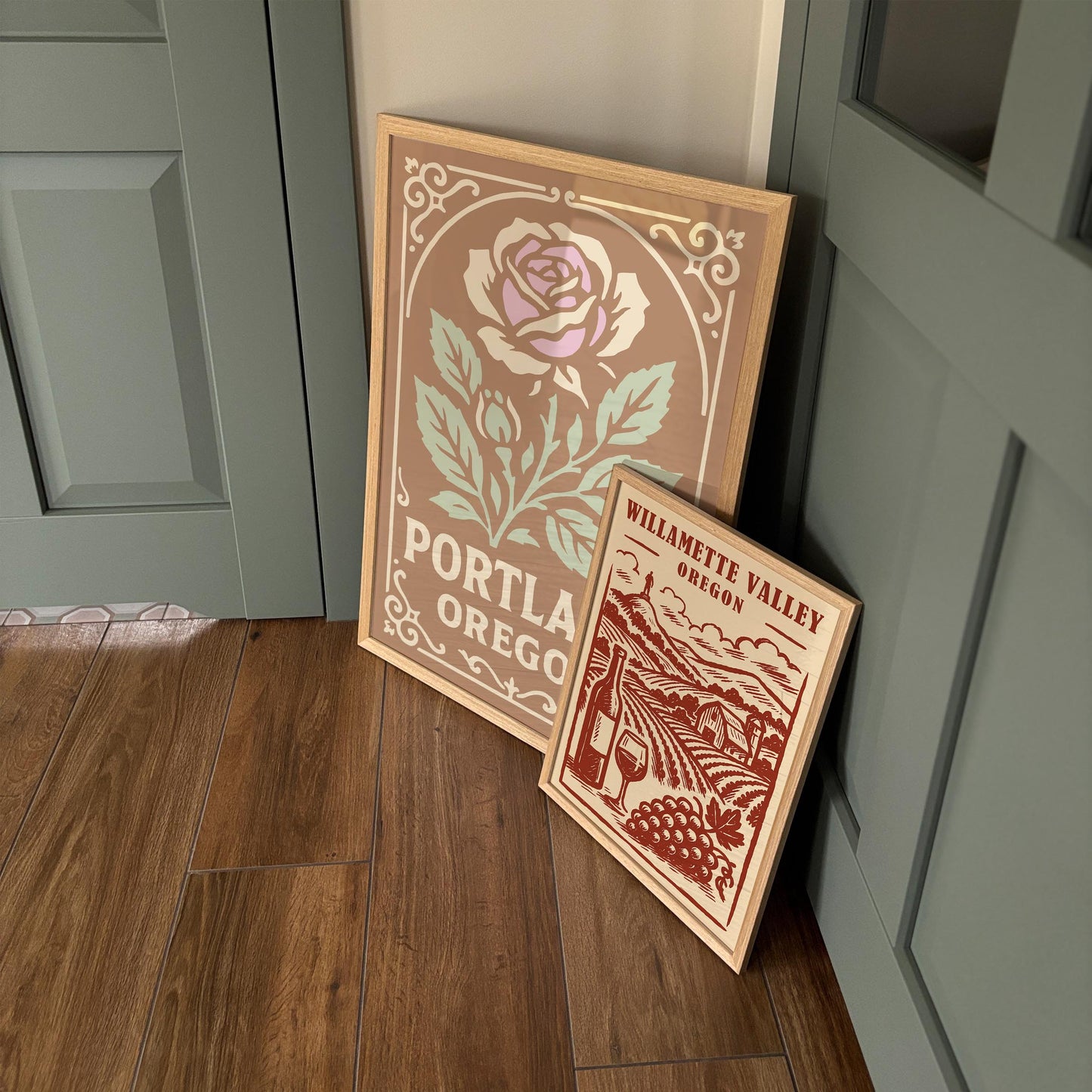 Portland Oregon Travel Poster