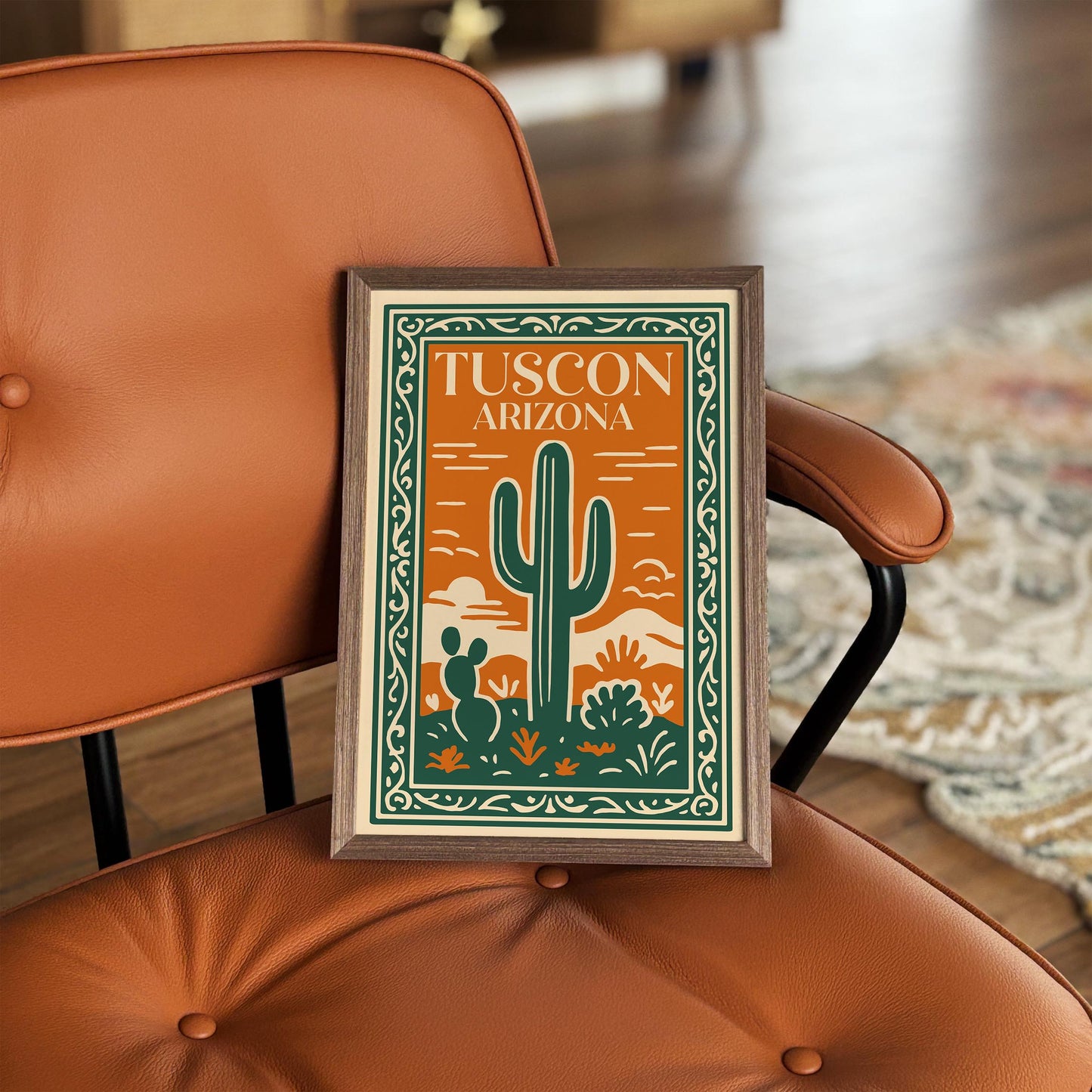 Tucson Arizona Cactus Poster