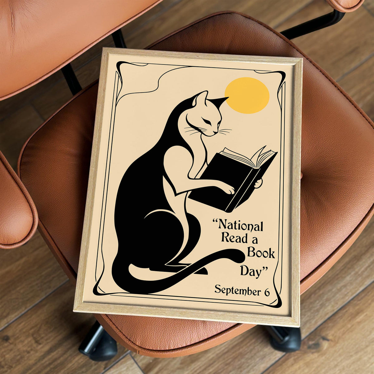 National Read a Book Day Poster