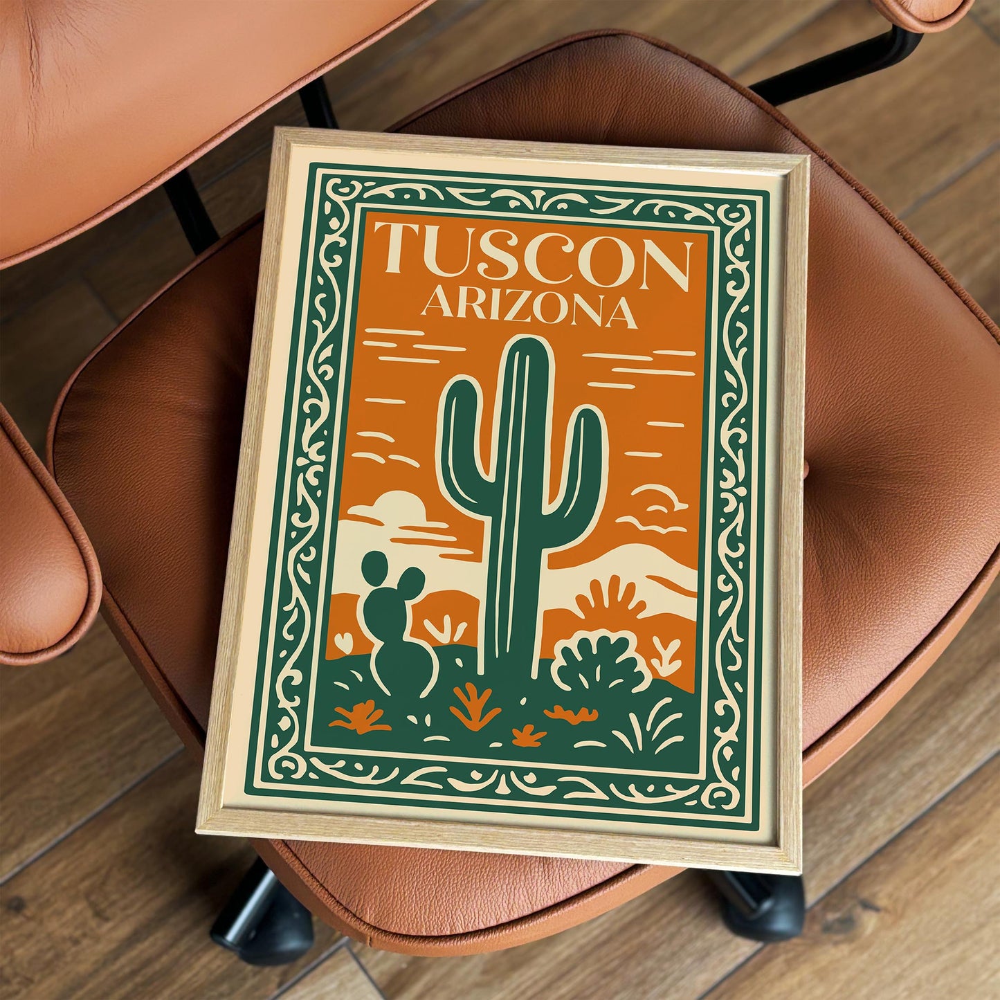Tucson Arizona Cactus Poster