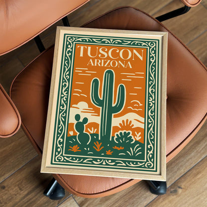 Tucson Arizona Cactus Poster