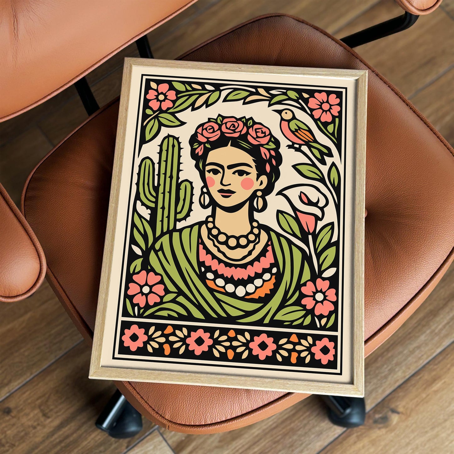 Mexican Woman Portrait Poster