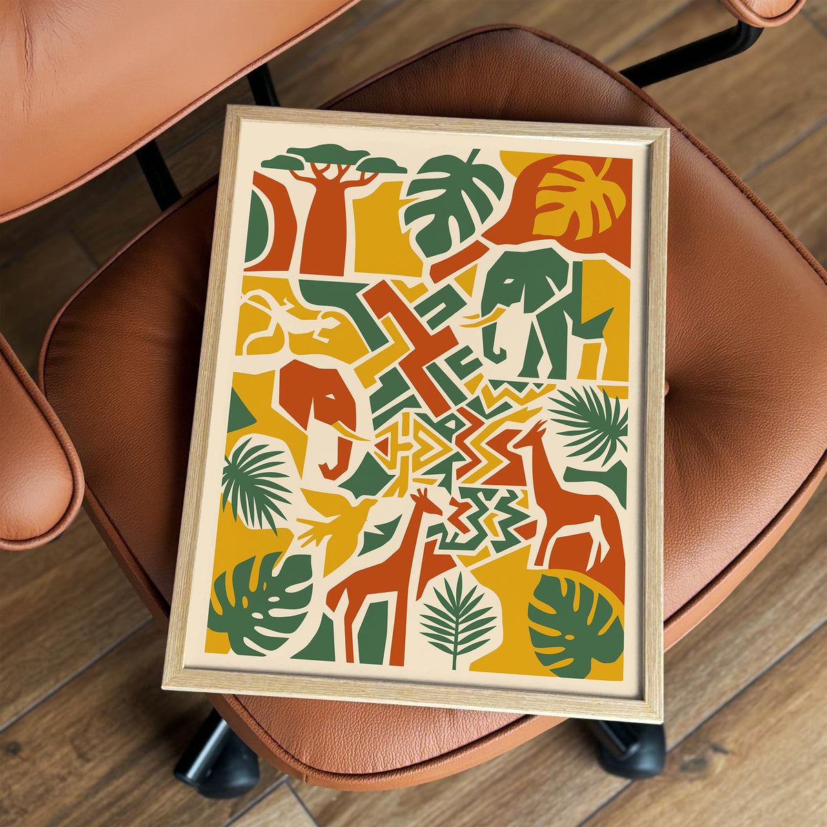 Safari Animals Poster