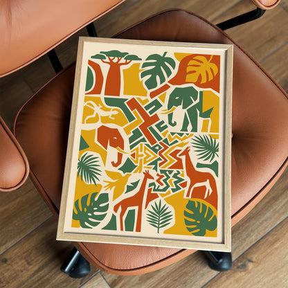 Safari Animals Poster