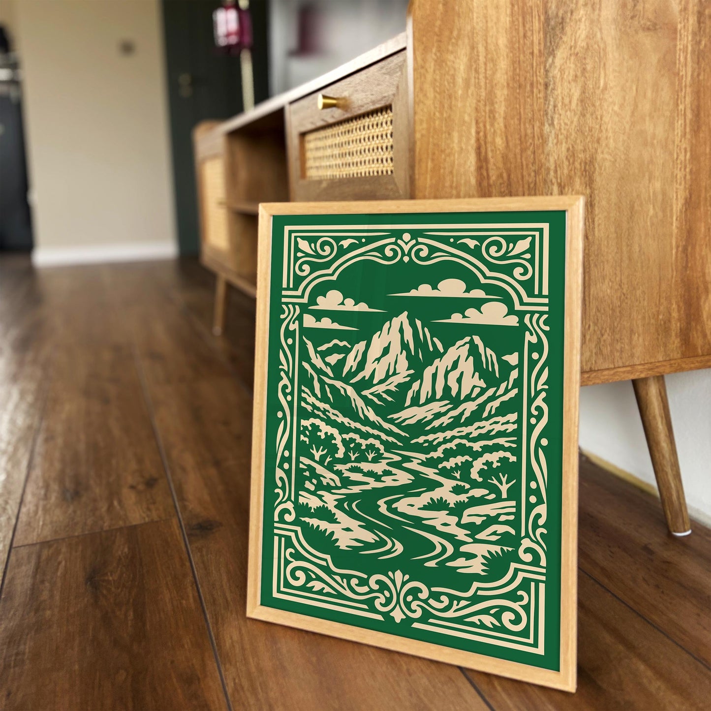 Green Zion National Park Poster