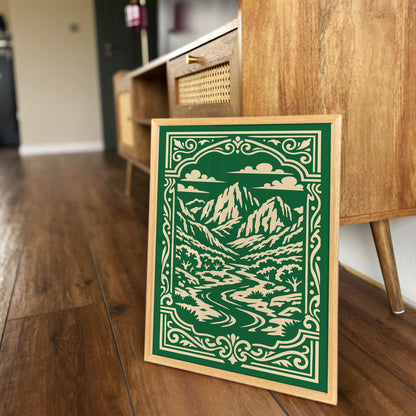 Green Zion National Park Poster