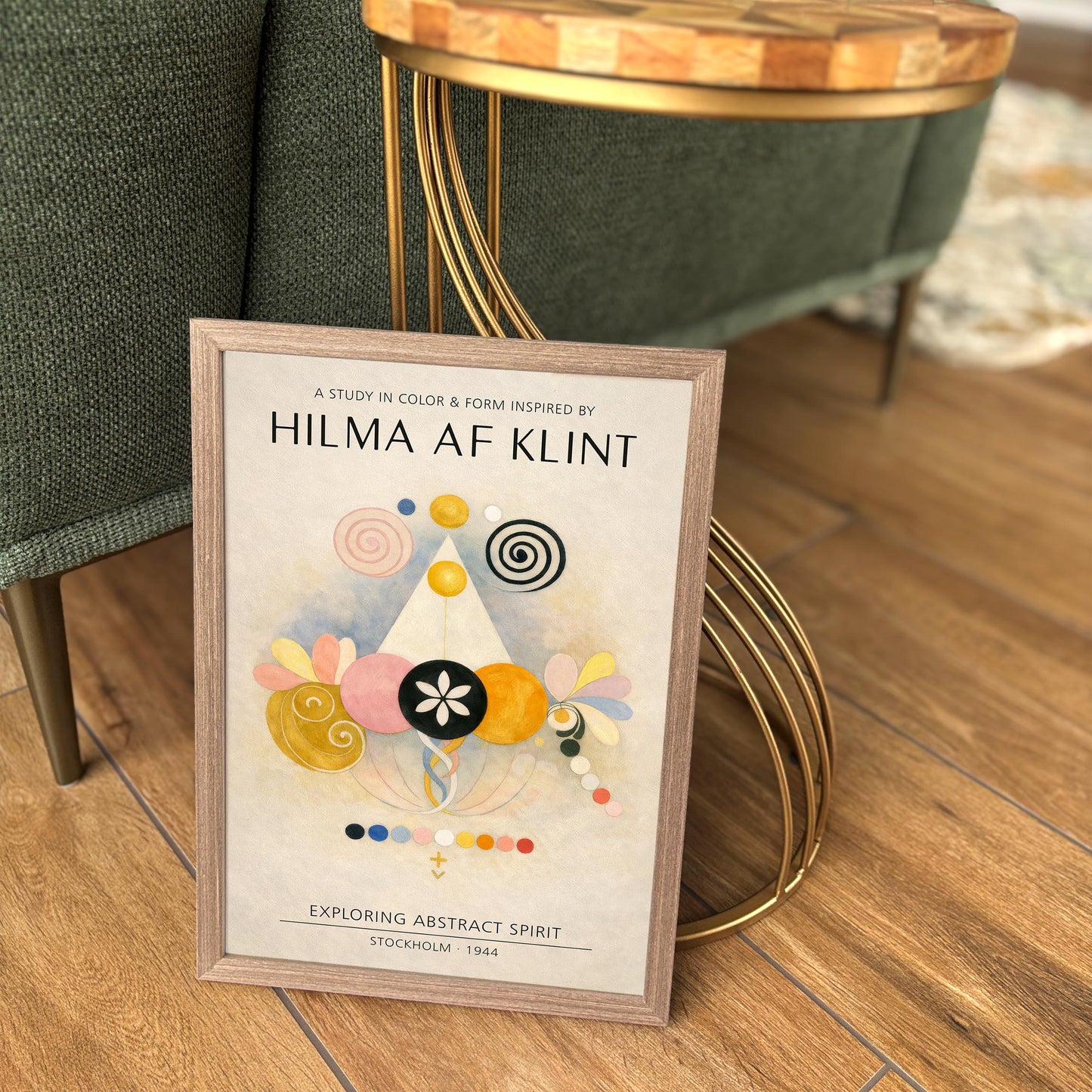 Hilma af Klint inspired Poster