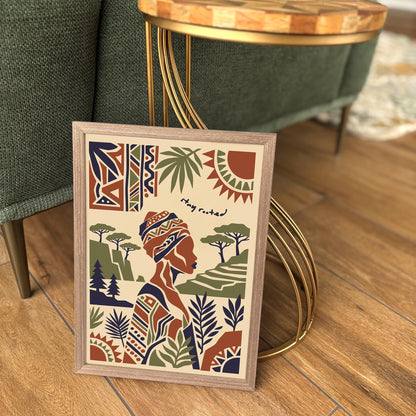 Stay Rooted Afrohemian Poster